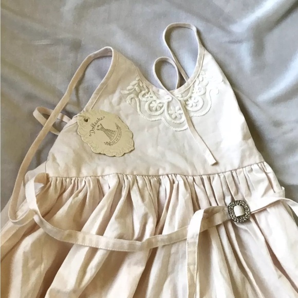 New Dollcake Oh So Girly Forever Girl Maxi Dress Blush Light Pink Size 8 - Picture 14 of 16